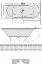 Акриловая ванна Alpen Viva 185x80